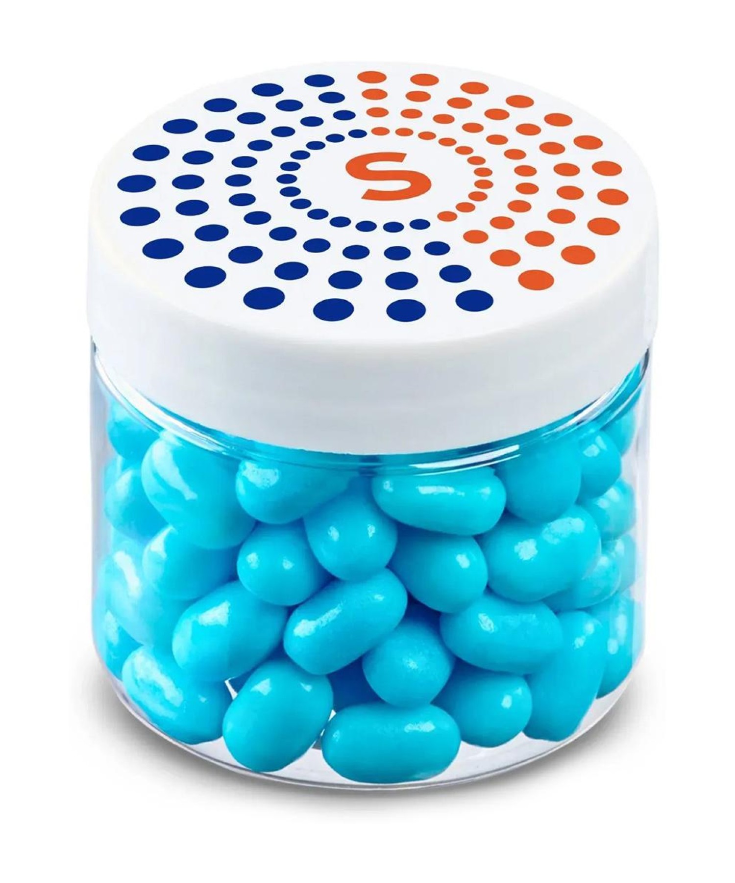 Union Printed - 2 oz jar of mini mints with a full color imprint on the lid