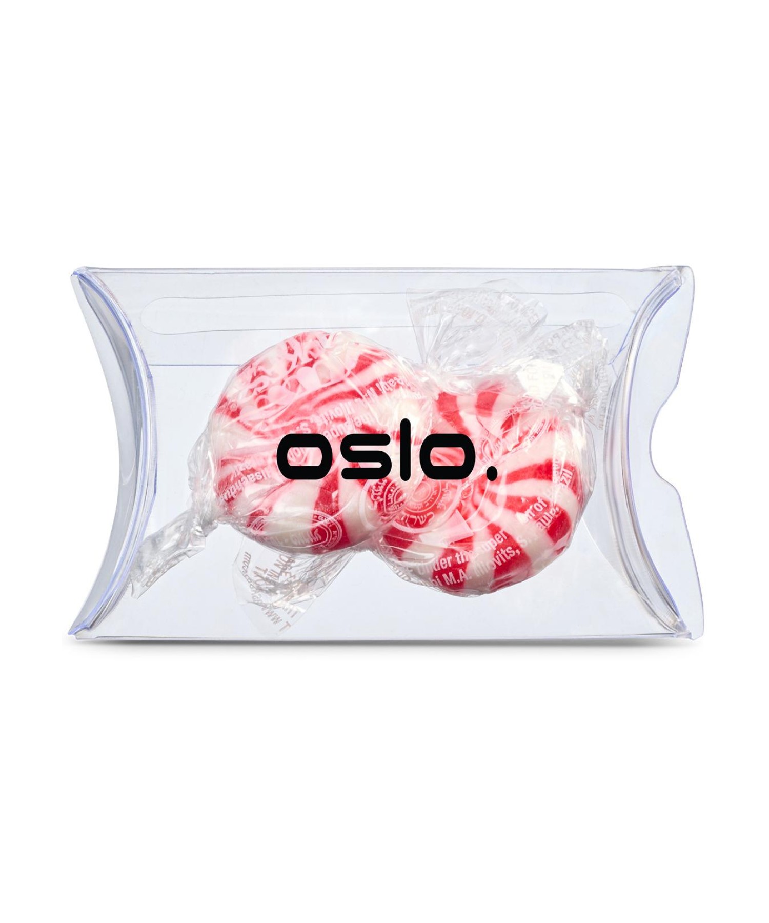 Union Printed - 3" pillow box of starlight mints with a full color logo imprint on the box