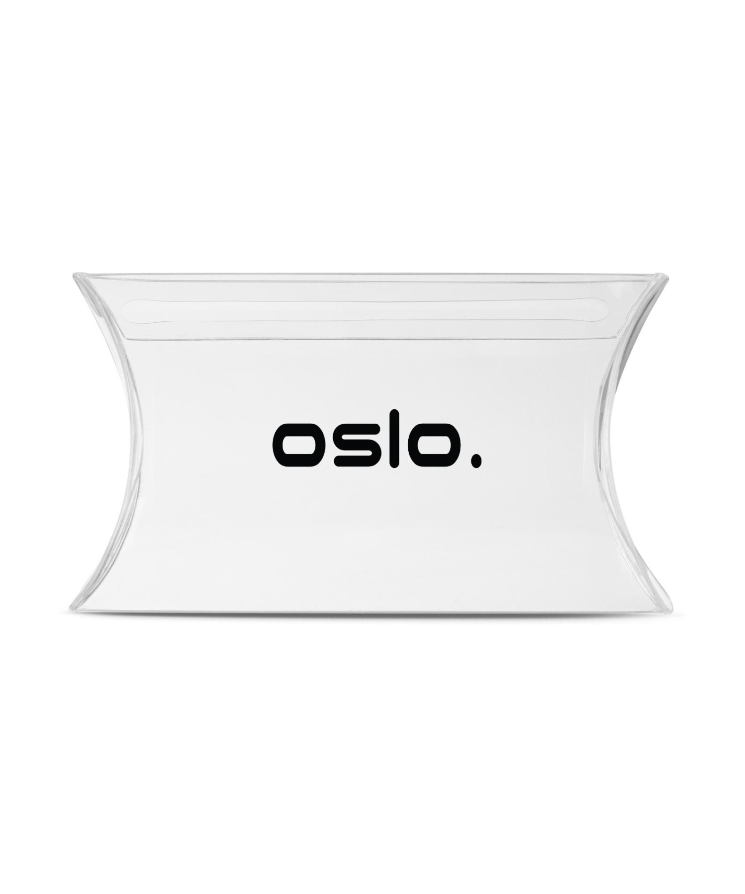 Union Printed - 4" empty clear pillow box with full color printing, ready to fill with candy or curated gifts
