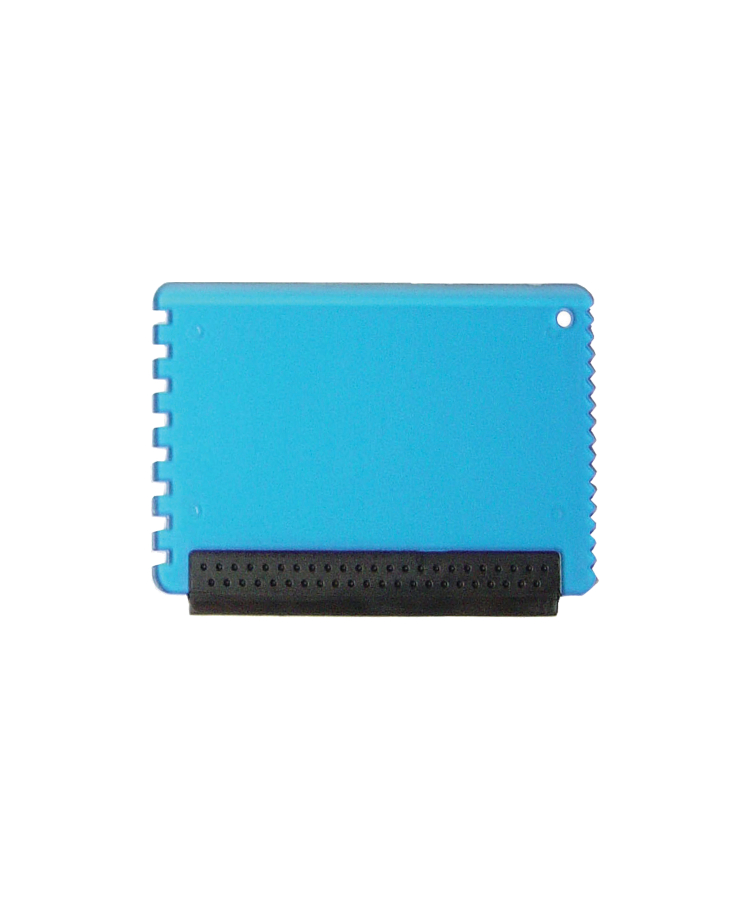 Union Printed, Mini Ice Scraper - Rubber Edged — Blue