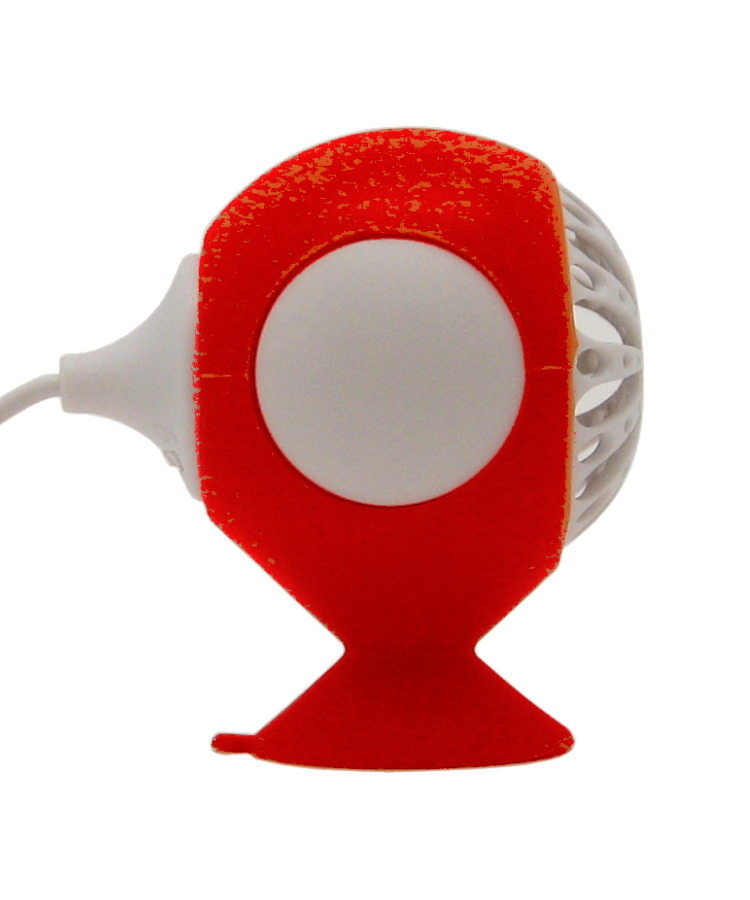 Union Printed - Mini Speaker - With Suction Cup — Red
