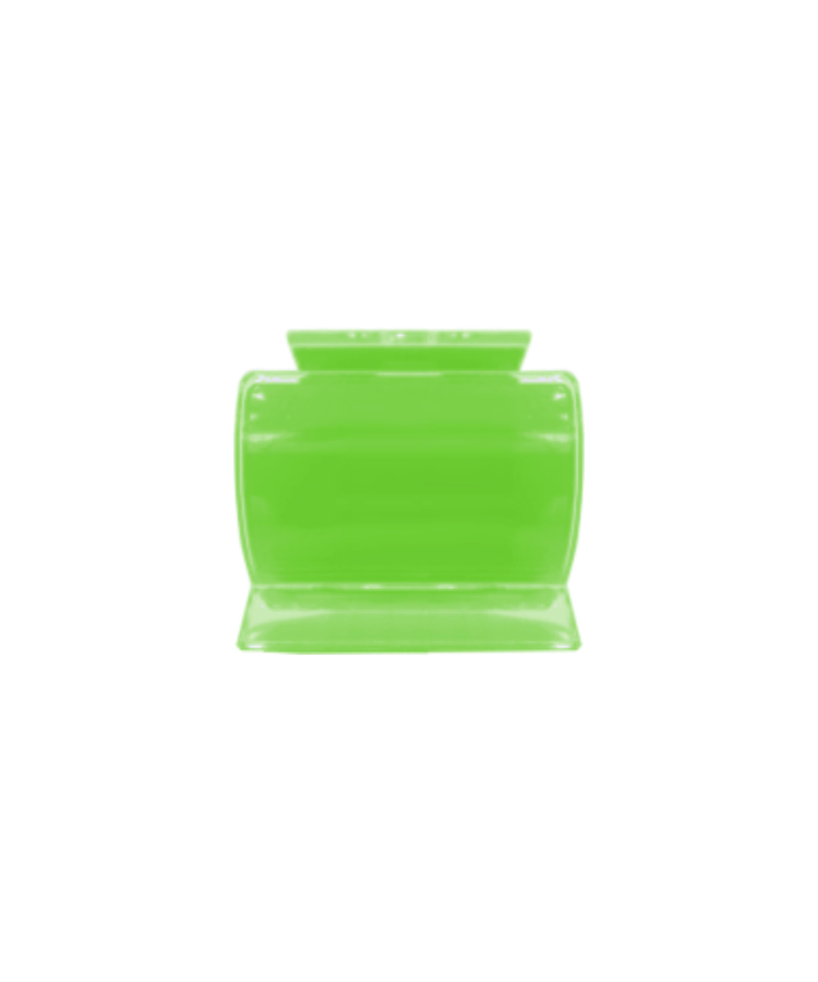 Union Printed - Rounded Cell Phone Stand with 1-Color Logo — Lime Green