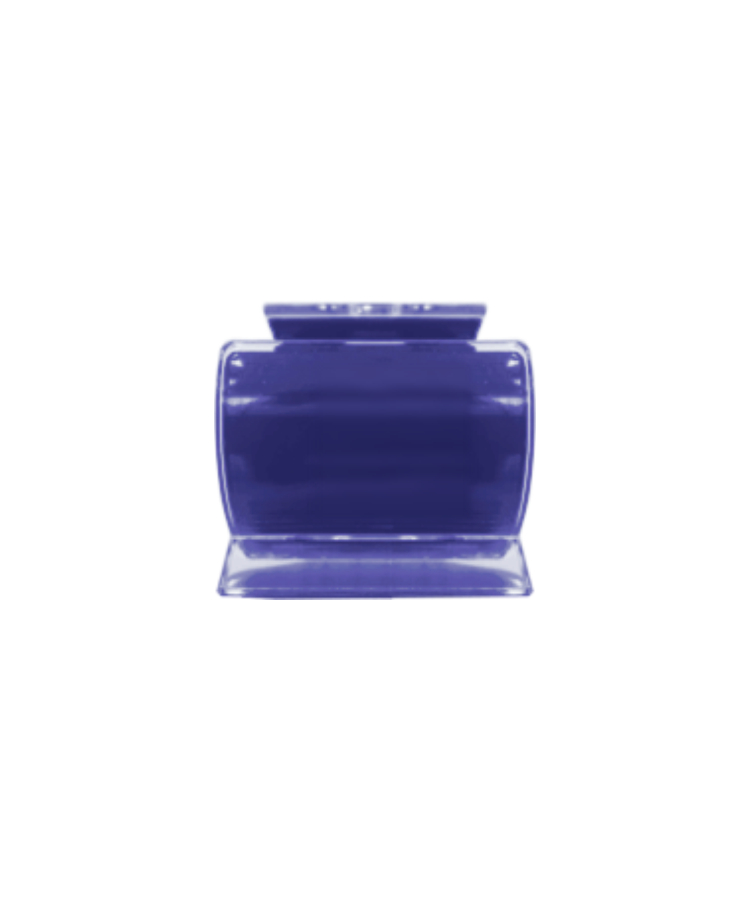 Union Printed - Rounded Cell Phone Stand with 1-Color Logo — Blue