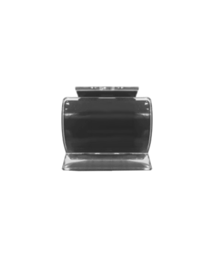 Union Printed - Rounded Cell Phone Stand with 1-Color Logo — Black