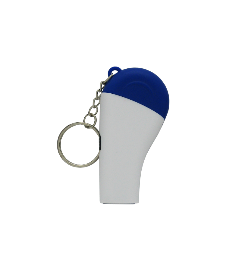 Union Printed - LED Screwdriver Keychain with 1-Color Logo — Blue