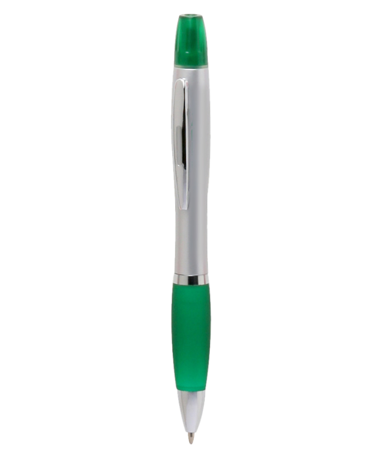 Union Printed - Fashionable Highlighter Twist Pen Combo — Green