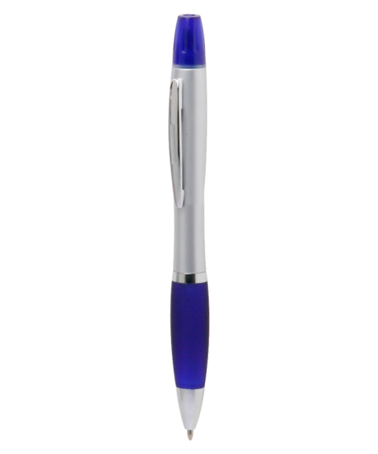 Union Printed - Fashionable Highlighter Twist Pen Combo — Blue