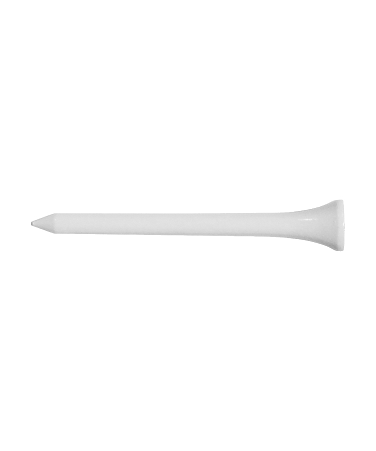 Union Printed - 2.75 inch Golf Tees with 1-Color Logo — White