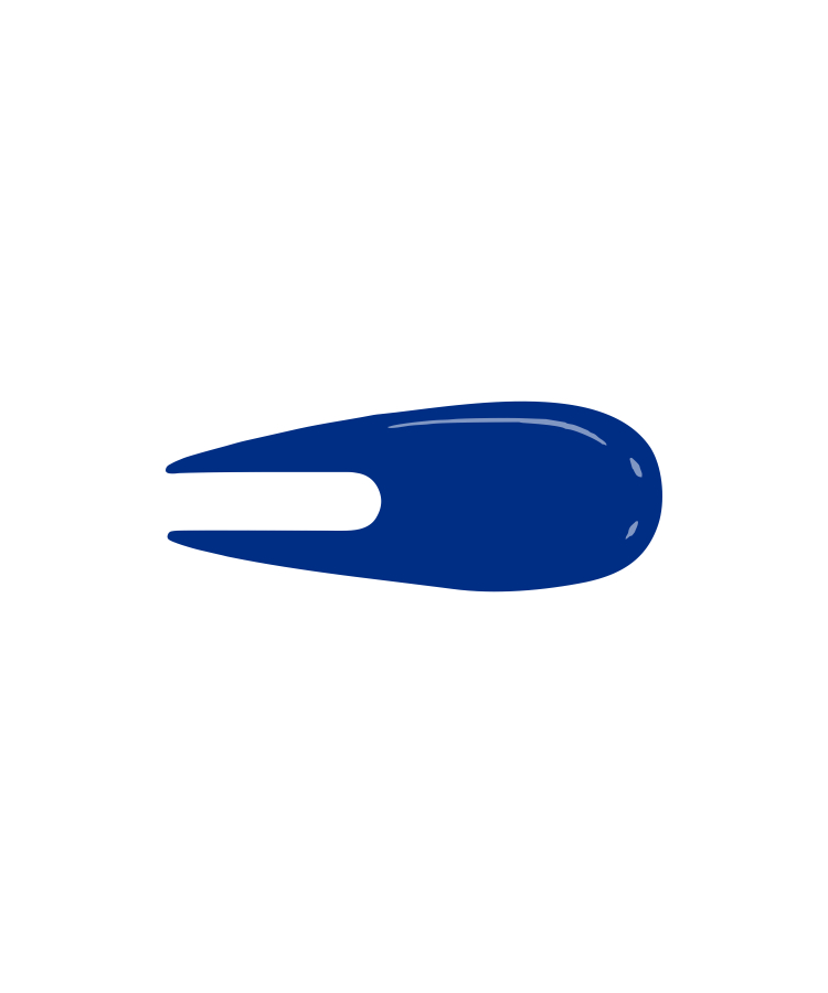 Union Printed - Golf Divot Repair Tool — Blue