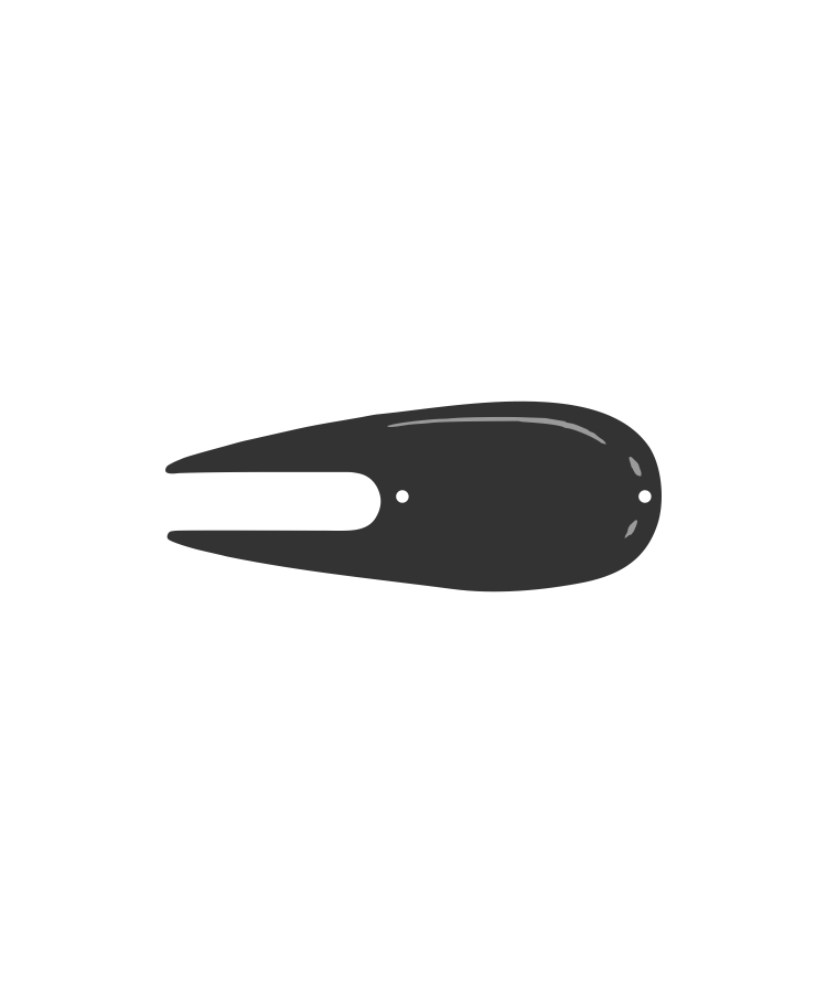Union Printed - Golf Divot Repair Tool — Black