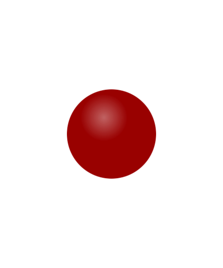 Union Printed - 2.75 inch - Round Foam Stress Reliever Balls - 1 Color — Red