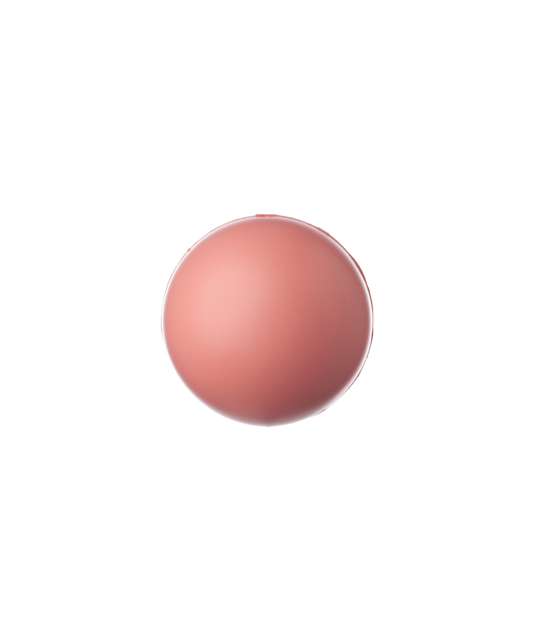 Union Printed - 2.75 inch - Round Foam Stress Reliever Balls - 1 Color — Pink