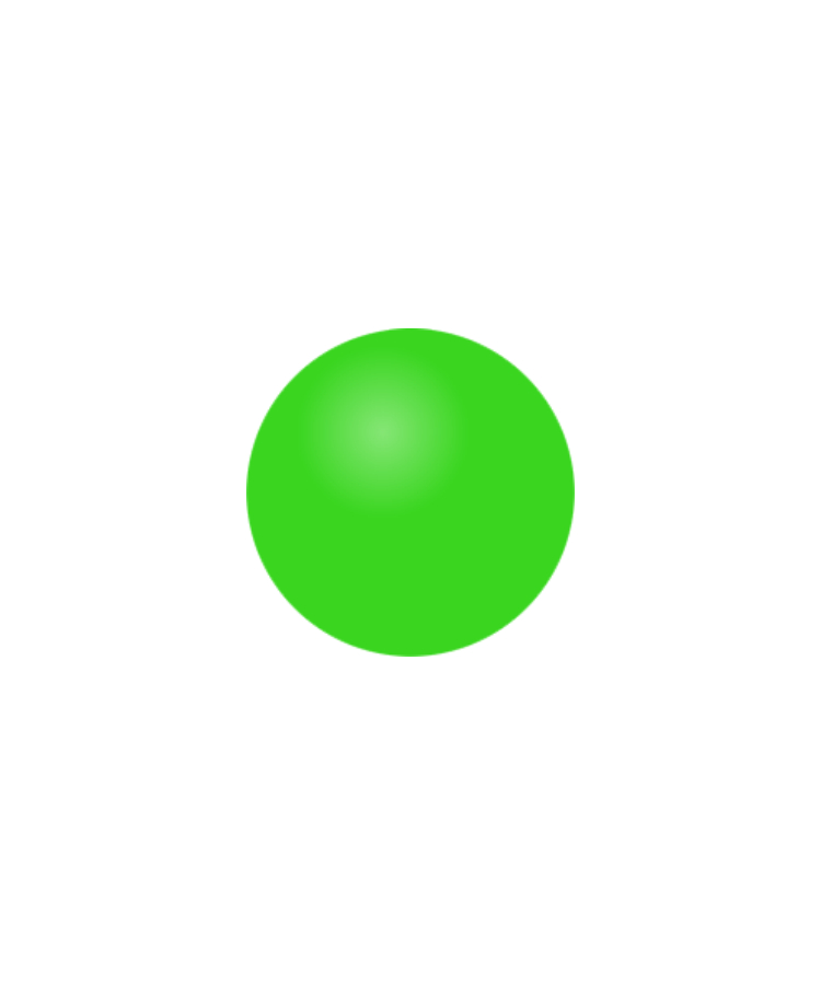 Union Printed - 2.75 inch - Round Foam Stress Reliever Balls - 1 Color — Lime Green