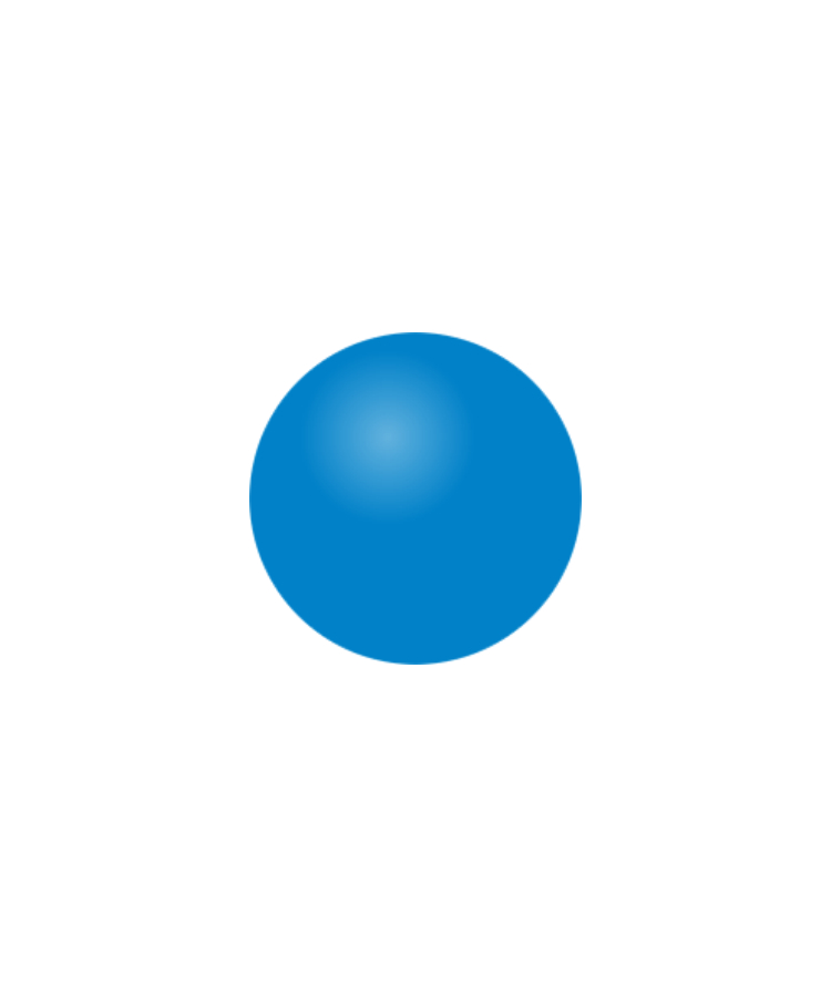 Union Printed - 2.75 inch - Round Foam Stress Reliever Balls - 1 Color — Light Blue