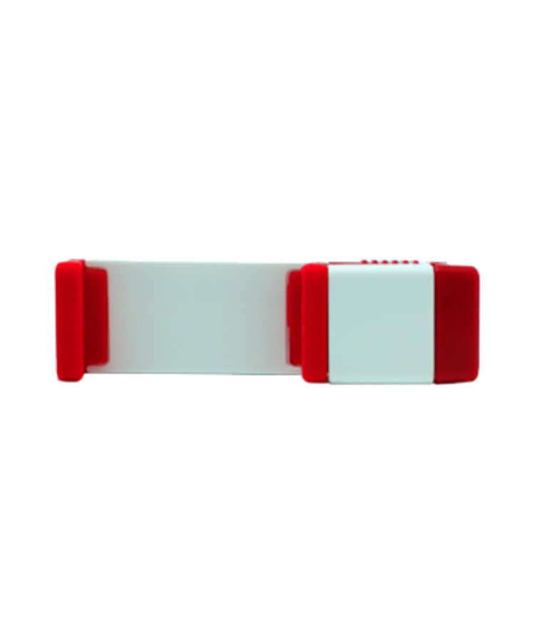 Union Printed - Car Air Vent Mount with Emergency Glass Breaker - 1-Color Logo — Red