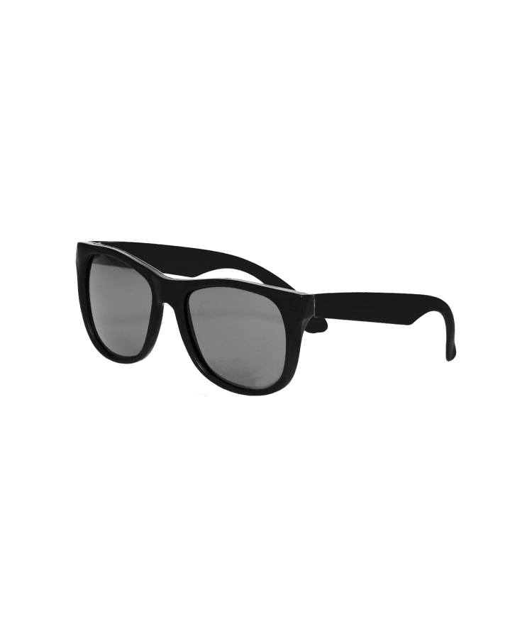 Union Printed - Economy Sunglasses with 1-Color Logo — All Black