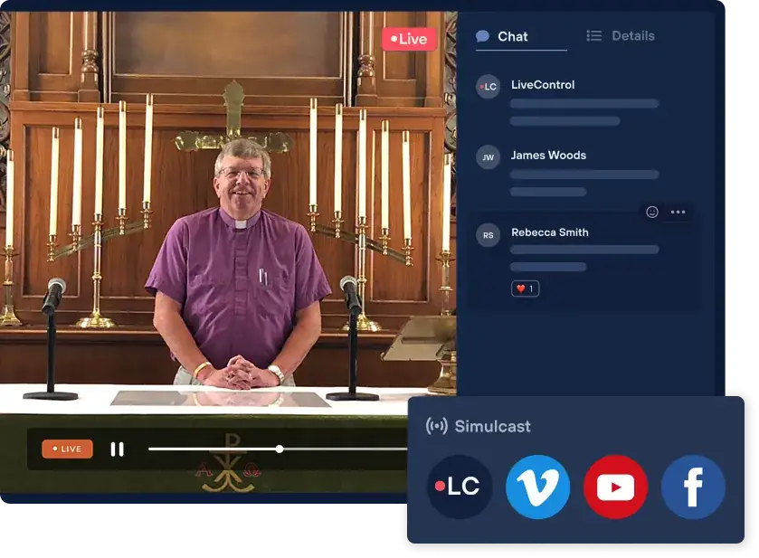 LiveControl Church Web Player