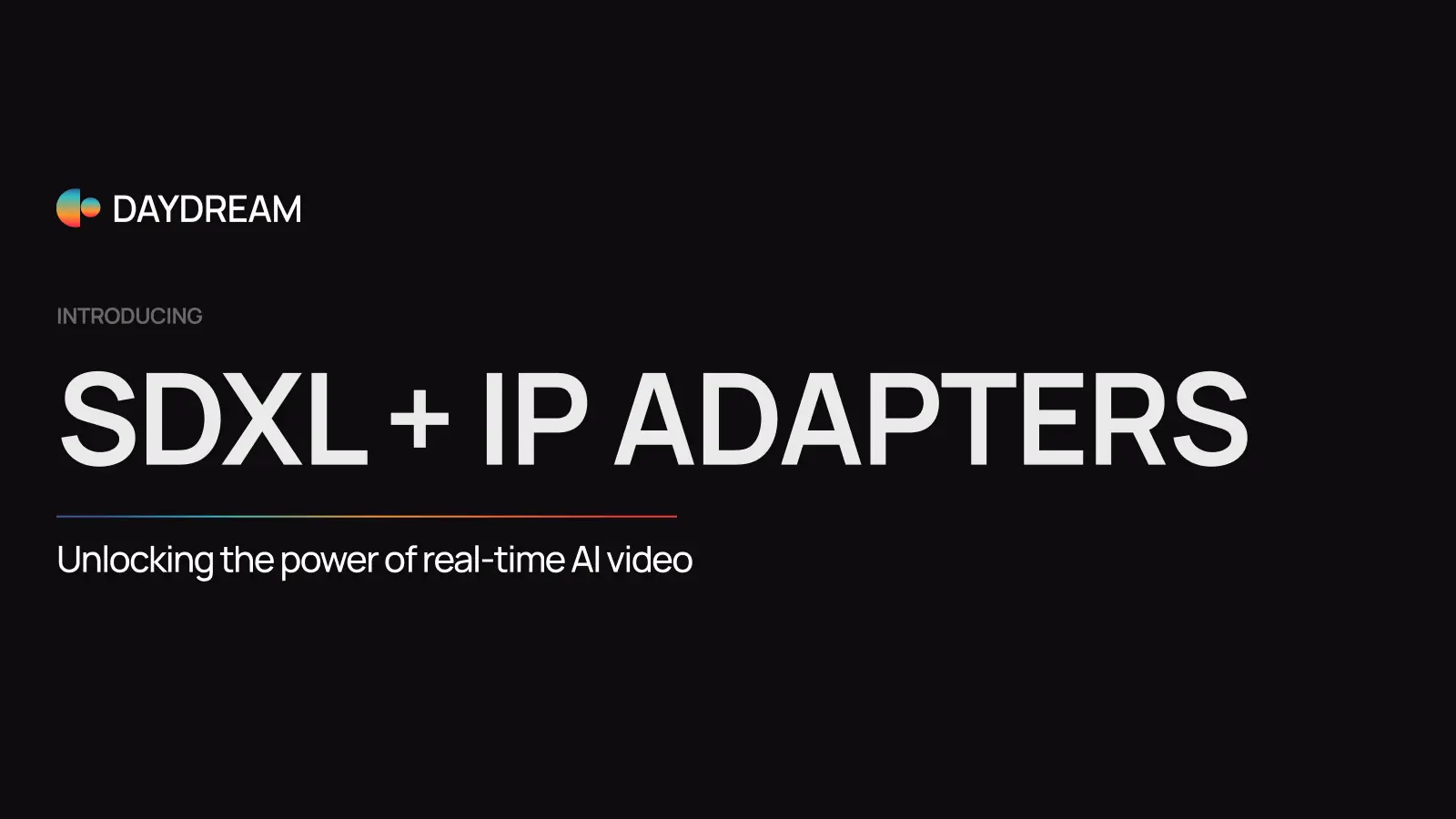 Introducing SDXL + IPAdapters