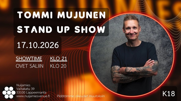 Tommi Mujunen stand up