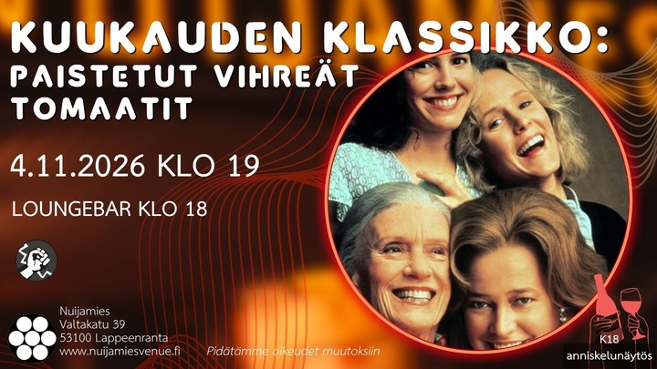 Kuukauden klassikko: Paistetut vihreät tomaatit (1991)