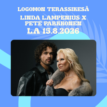 Logomon terassikesä 2026: LINDA LAMPENIUS x PETE PARKKONEN K-18