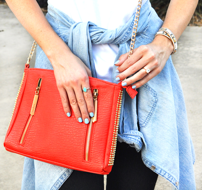 Pop of Coral - LivvyLand | Austin Fashion and Style Blogger