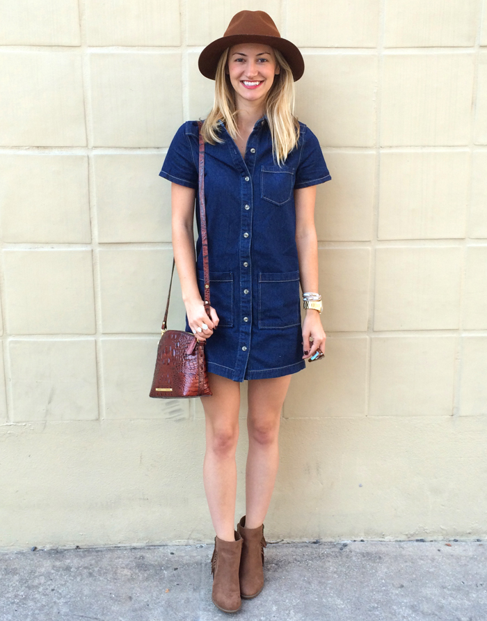 denim dress fall