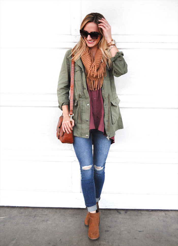 Cozy Fall Layering - LivvyLand  Austin Fashion and Style Blogger