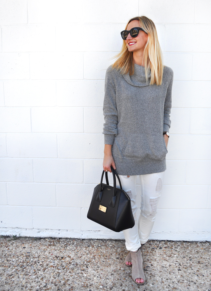 fashion cowl neck sweater