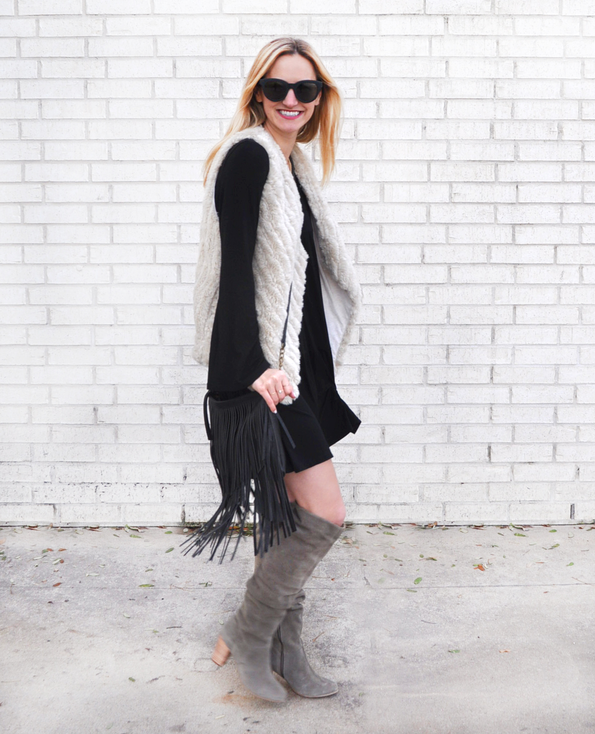 Cozy In Neutrals - LivvyLand | Austin Fashion and Style Blogger