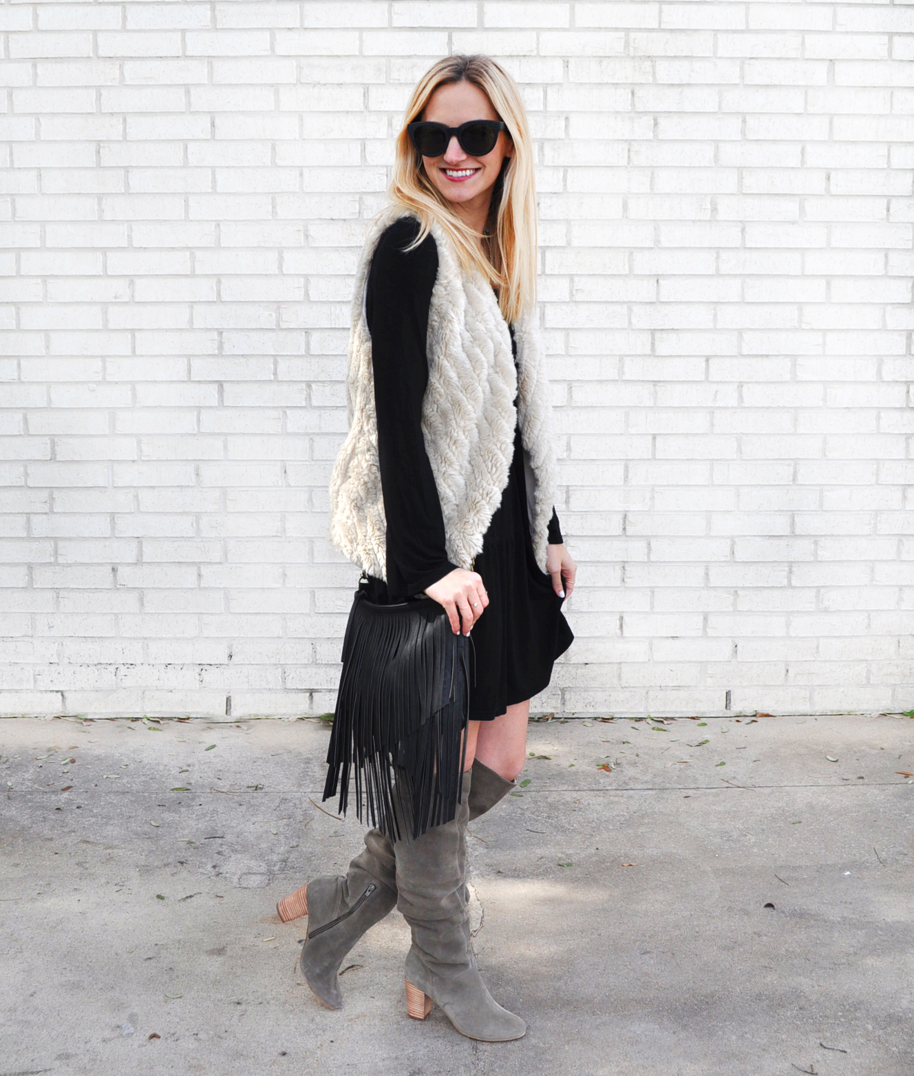 Cozy In Neutrals - LivvyLand | Austin Fashion and Style Blogger