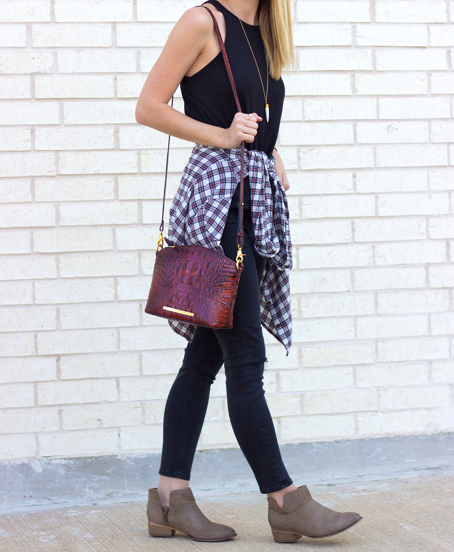 The Austin Bag Medium Black — Classic Boho Bags