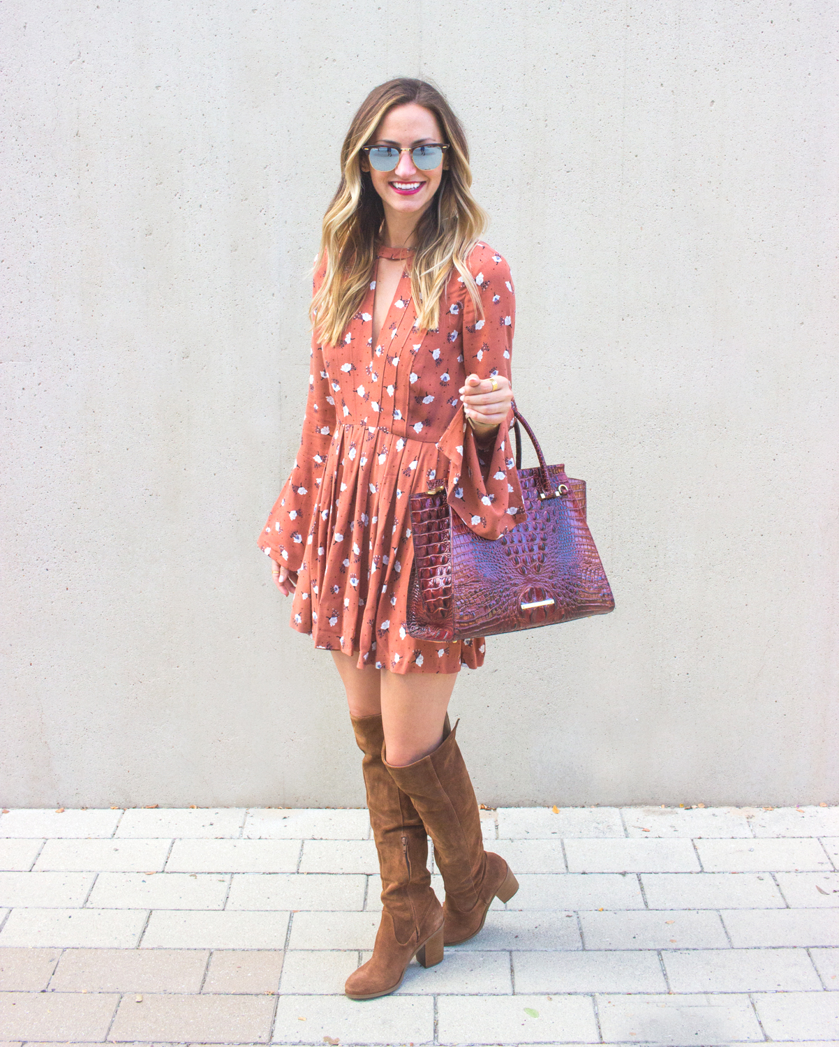 boho dress with boots