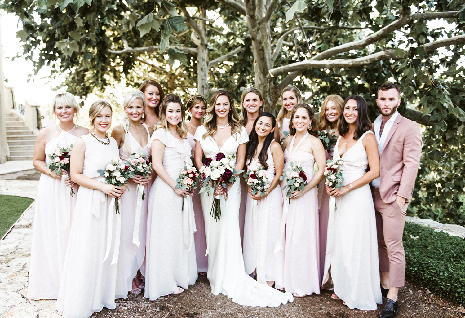 livvyland-blog-olivia-watson-wedding-villa-del-lago-austin-texas-fall-blush-burgundy-classic-romantic-joanna-august-bridesmaid-dresses-2