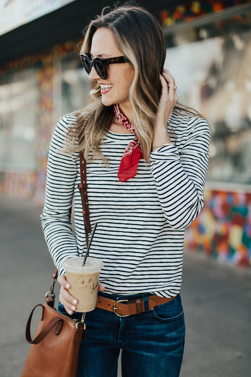 Striped Cold Shoulder Top - LivvyLand