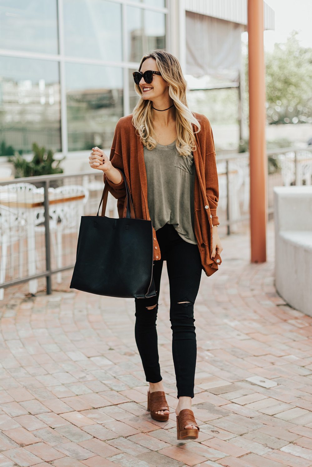 Cozy Weekend Layers - LivvyLand  Austin Fashion and Style Blogger