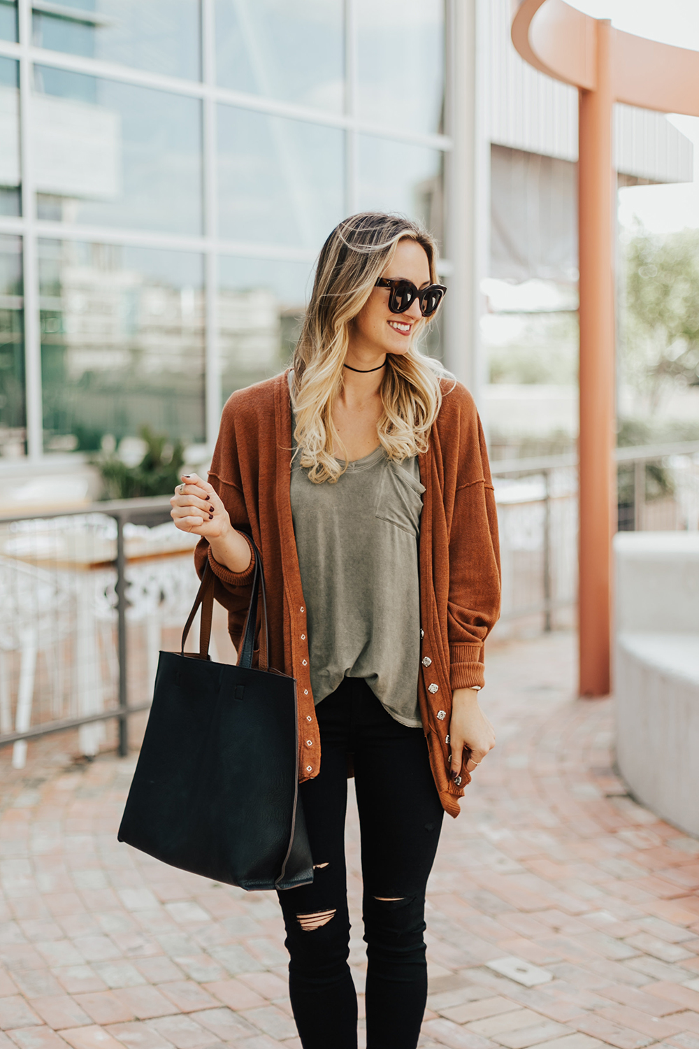 Cozy Weekend Layers - LivvyLand | Austin Fashion and Style Blogger