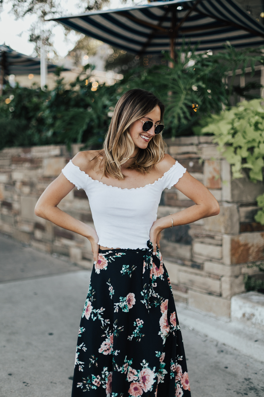 Floral Wrap Maxi Skirt - LivvyLand