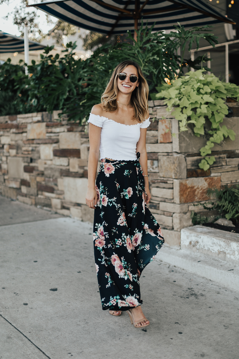 Floral Wrap Maxi Skirt - LivvyLand