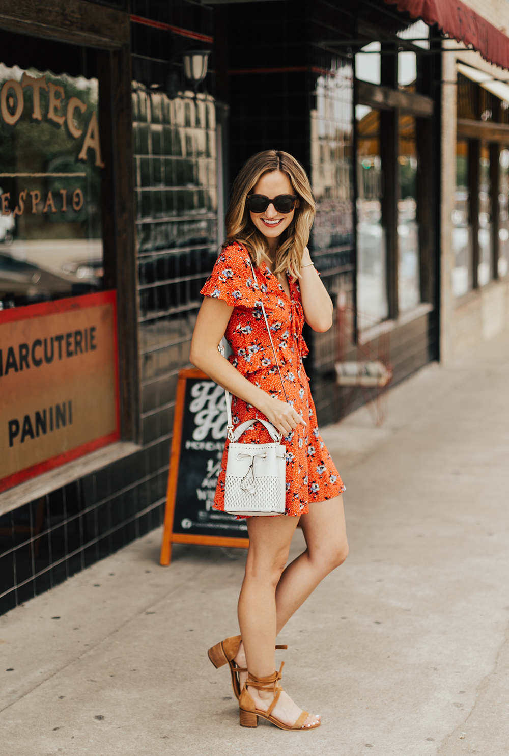 Poppy Floral Mini Dress - LivvyLand | Austin Fashion and Style Blogger