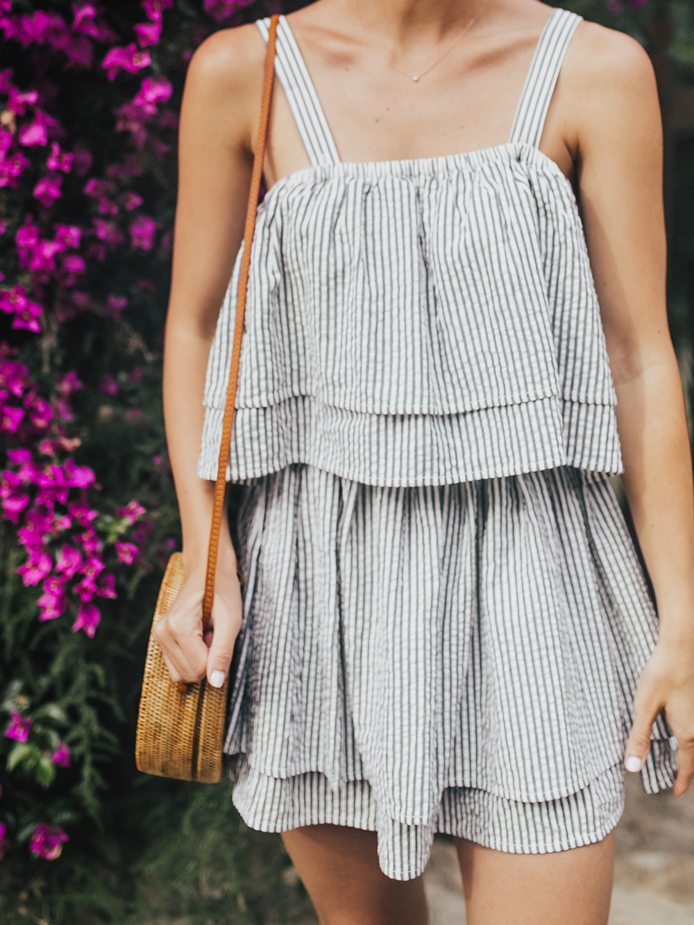 livvyland-blog-olivia-watson-travel-fashion-blogger-revolve-tularosa-striped-tiered-ruffle-dress-costa-brava-barcelona-spain-3