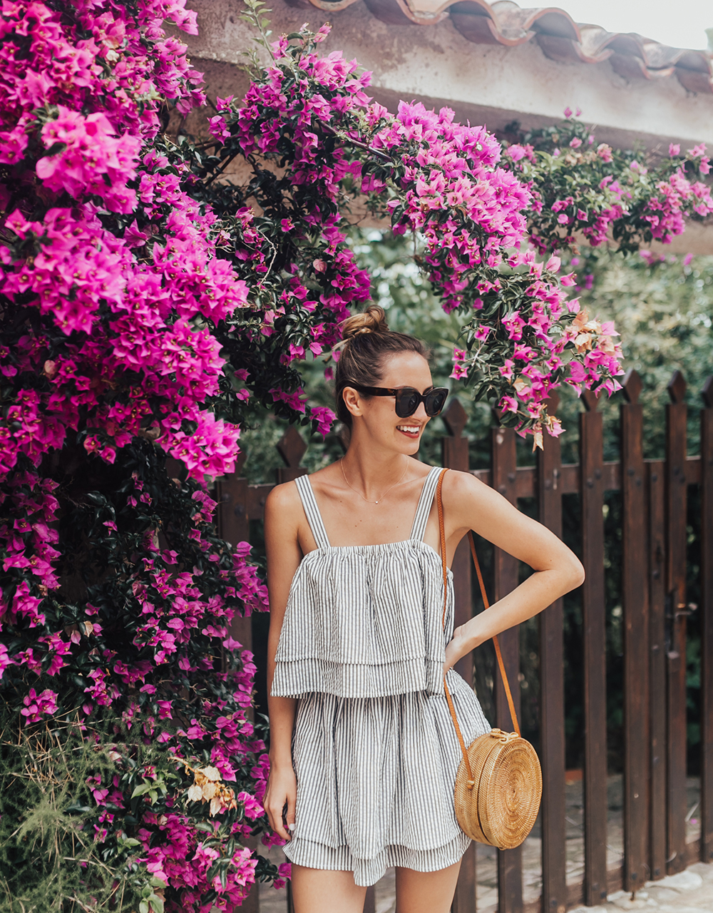 livvyland-blog-olivia-watson-travel-fashion-blogger-revolve-tularosa-striped-tiered-ruffle-dress-costa-brava-barcelona-spain-5