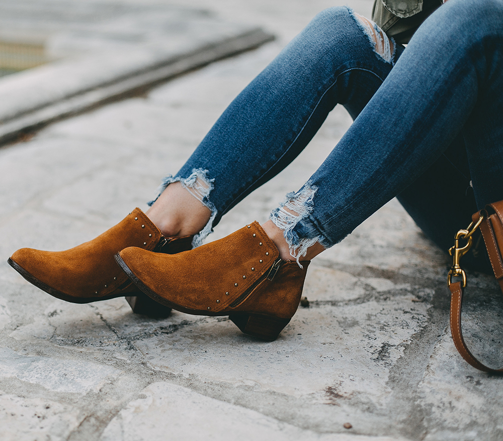 The Watkin Ankle Boot in Suede