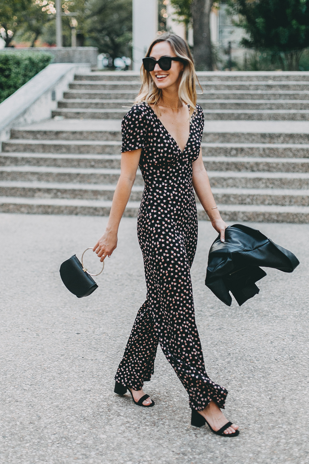 Floral Jumpsuit - LivvyLand | Austin Fashion and Style Blogger