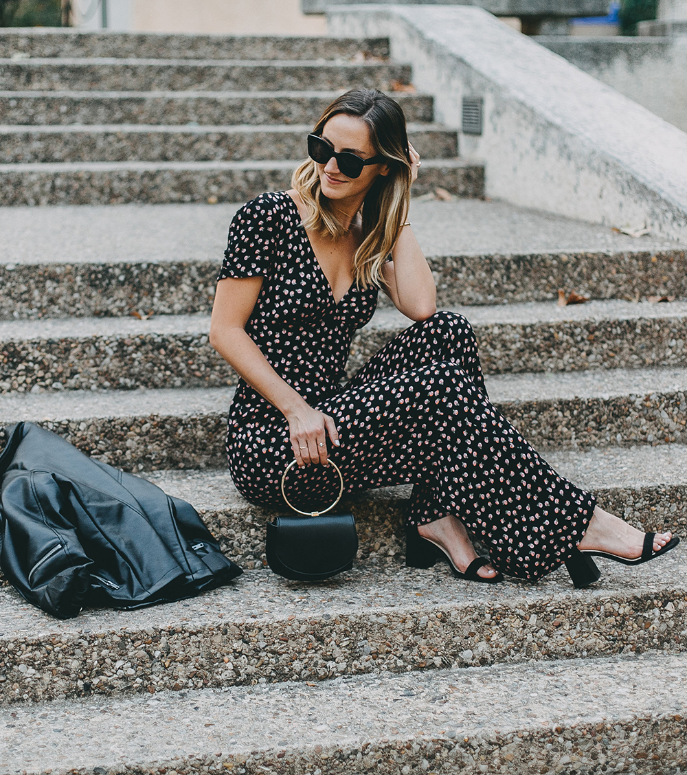 Floral Jumpsuit - LivvyLand | Austin Fashion and Style Blogger