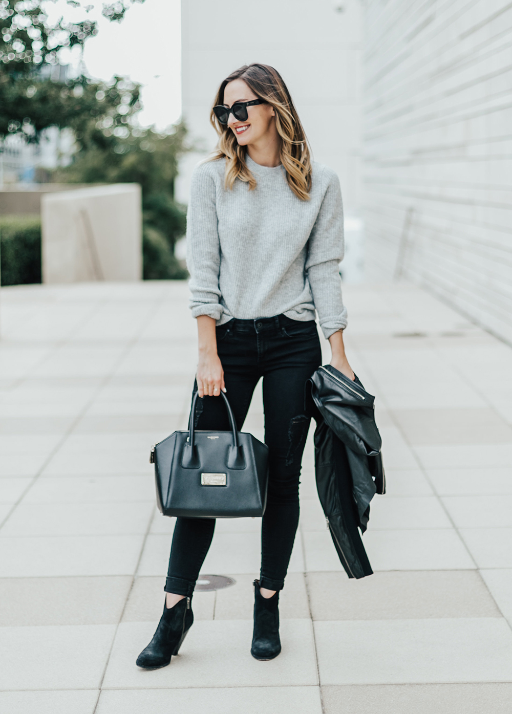 Grey & Black - LivvyLand | Austin Fashion and Style Blogger