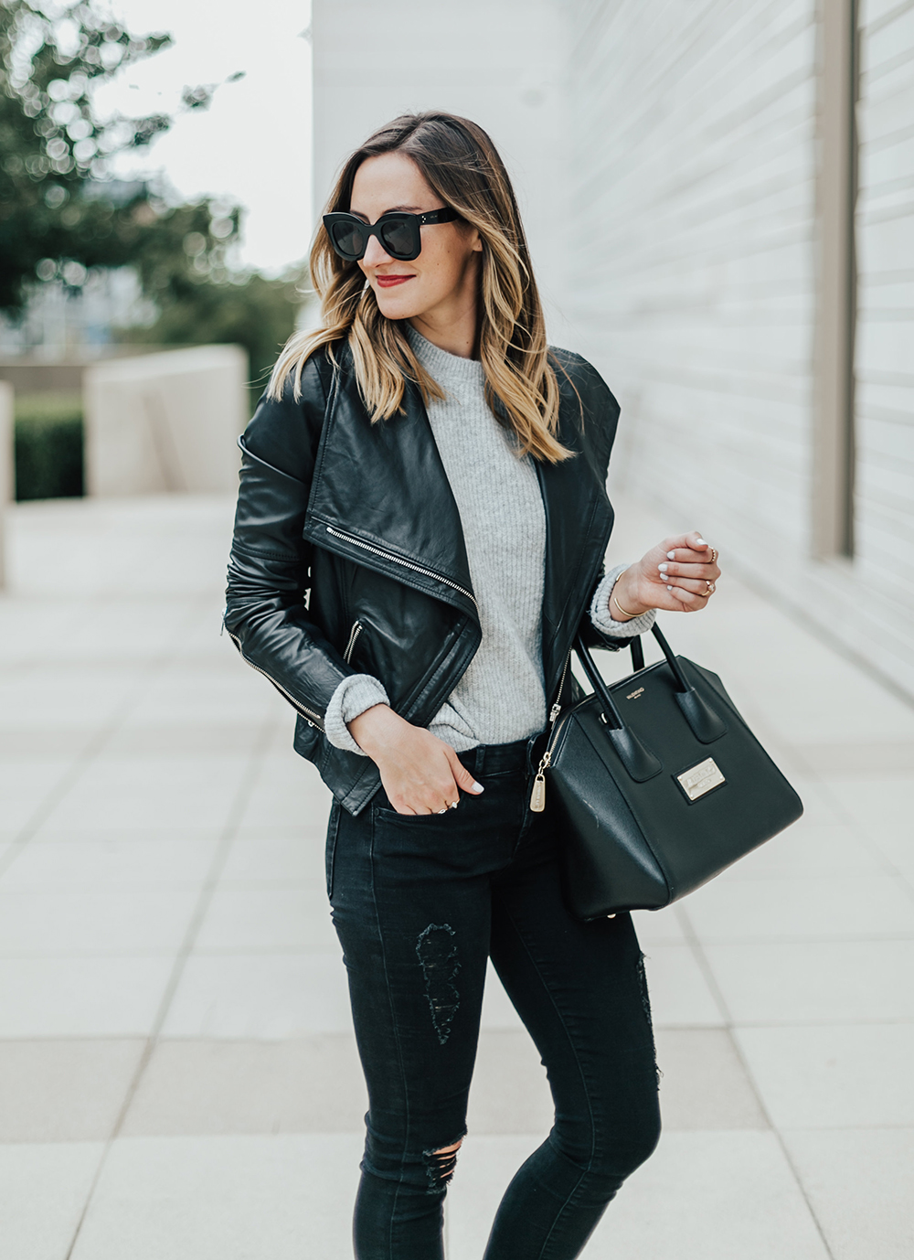 Grey & Black - LivvyLand | Austin Fashion and Style Blogger