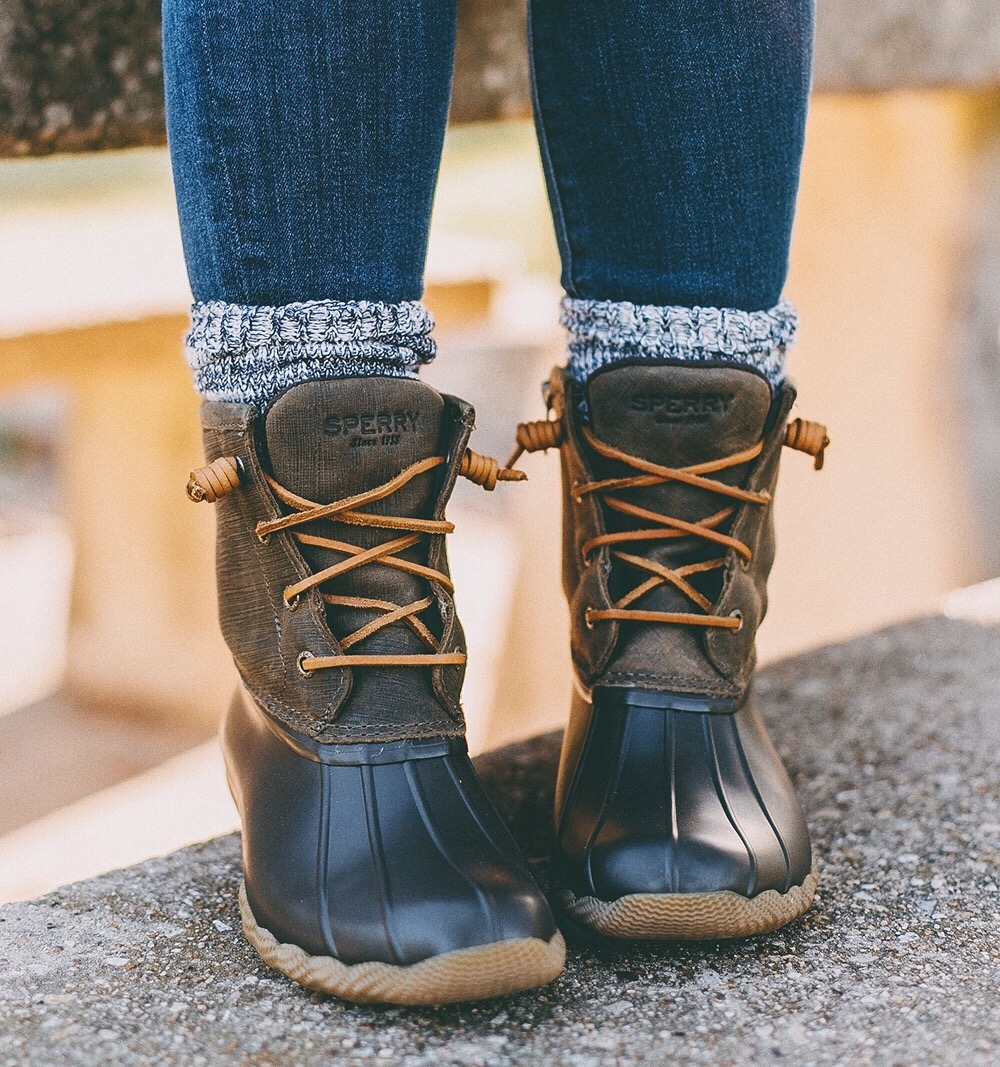 sperry duck rain boots