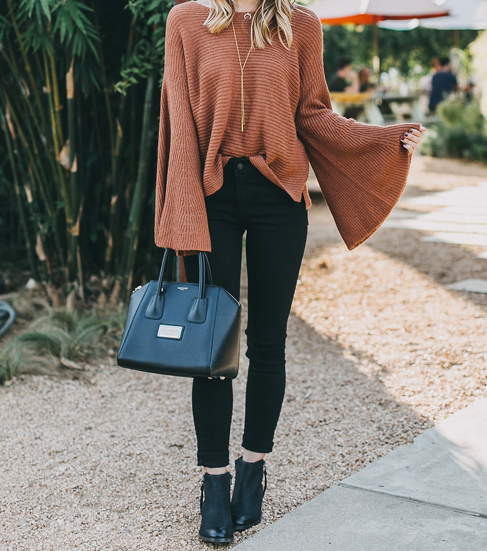 livvyland-blog-olivia-watson-austin-texas-fashion-lifestyle-blogger-fall-orange-slouchy-sweater-black-skinny-jeans-outfit-boho-fall-idea-5