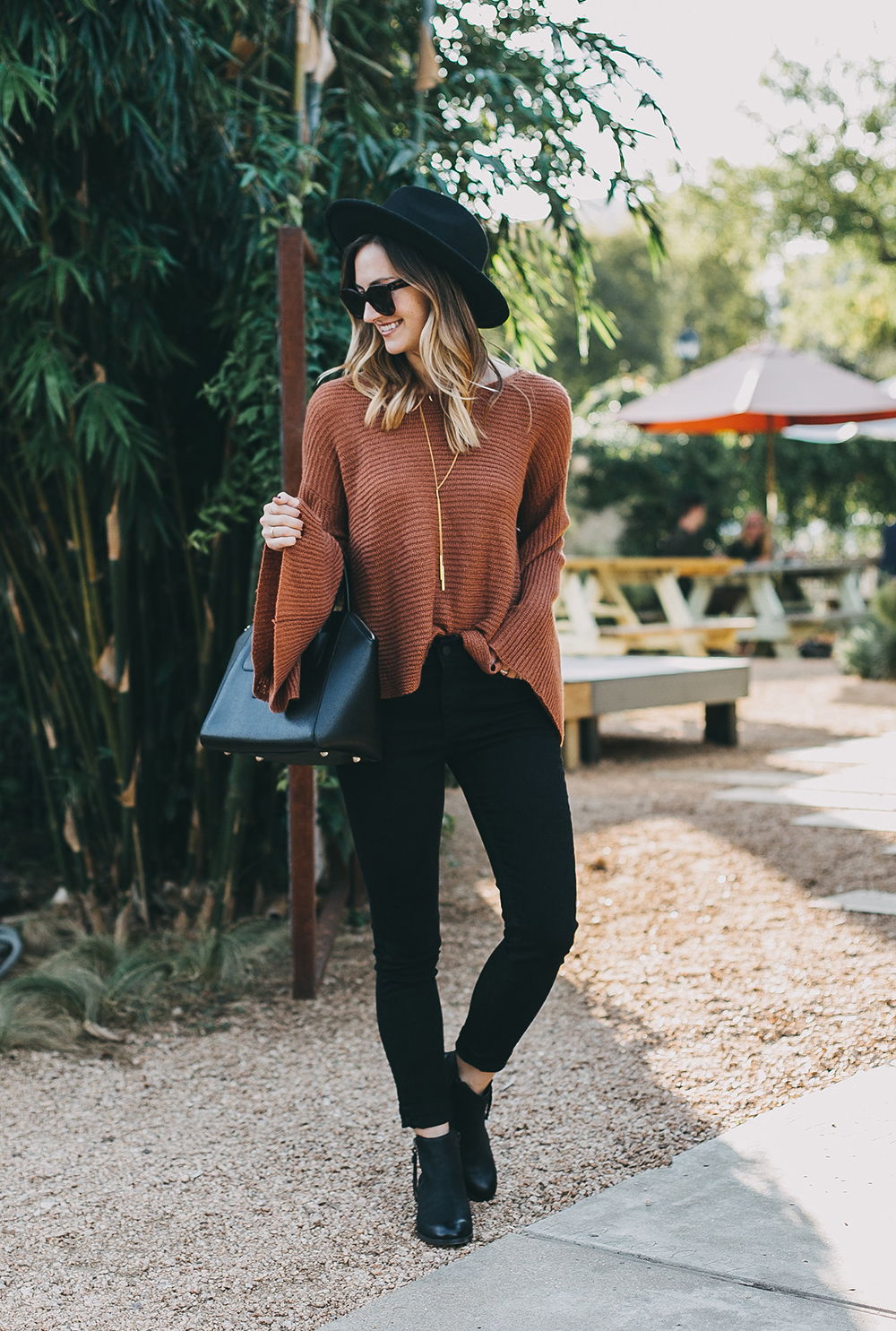 livvyland-blog-olivia-watson-austin-texas-fashion-lifestyle-blogger-fall-orange-slouchy-sweater-black-skinny-jeans-outfit-boho-fall-idea-8